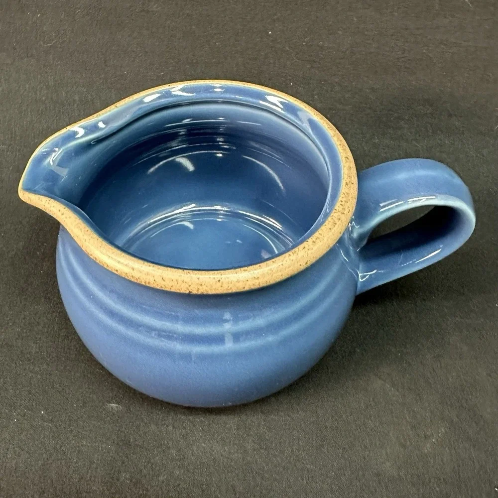 Noritake 'Madera Blue' Stoneware Creamer (pitcher) ,‎ Vintage